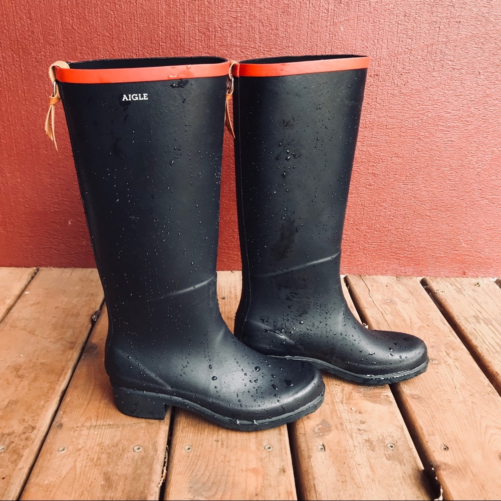 NWOT // Aigle 🇫🇷 Rain Boots